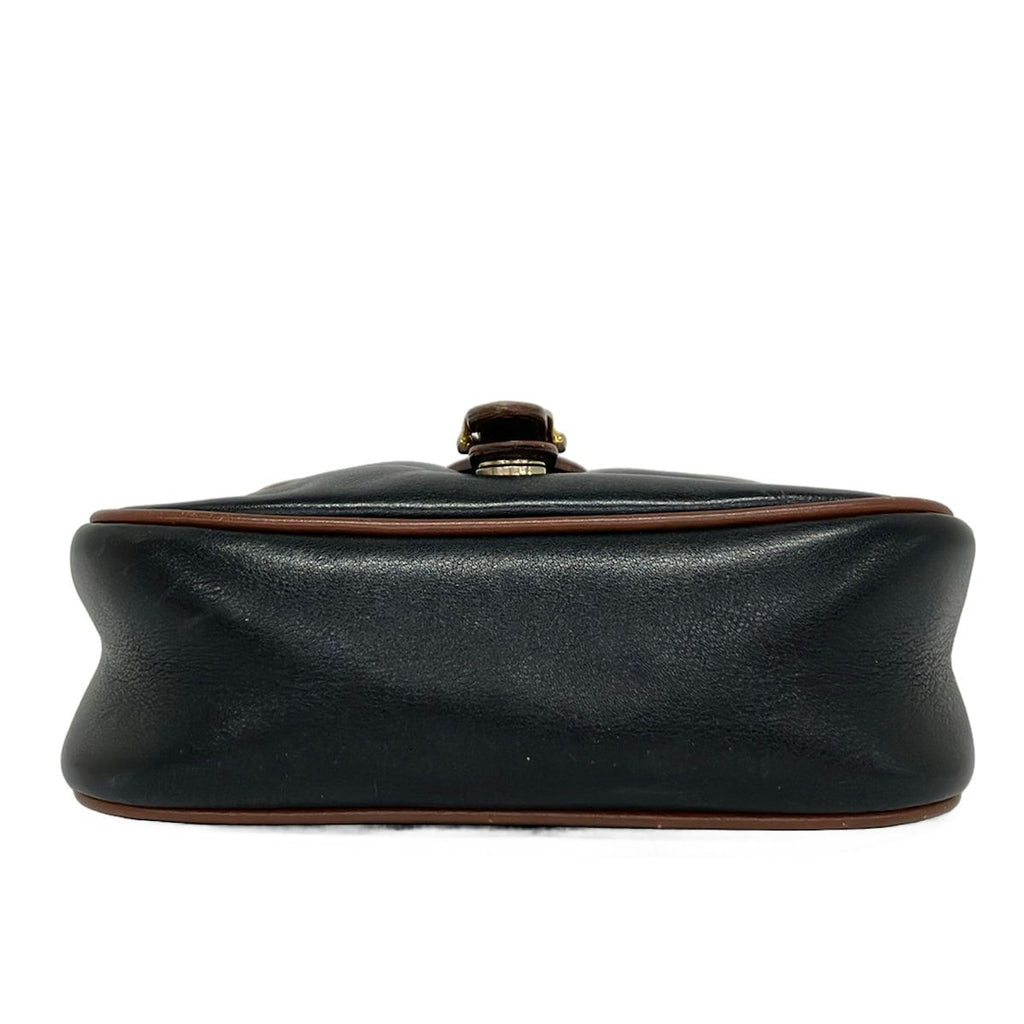 Celine Shoulder Bag Black Brown Leather — view 5