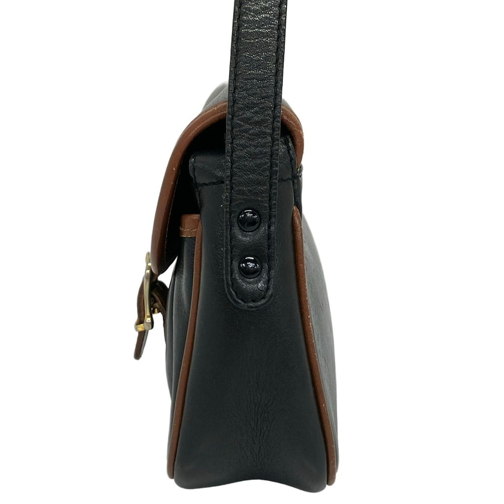 Celine Shoulder Bag Black Brown Leather — view 4