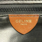 Celine Shoulder Bag Black Brown Leather — view 8