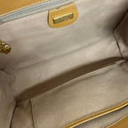 Gucci Shoulder Bag Vintage Gray Light Brown Leather — view 7