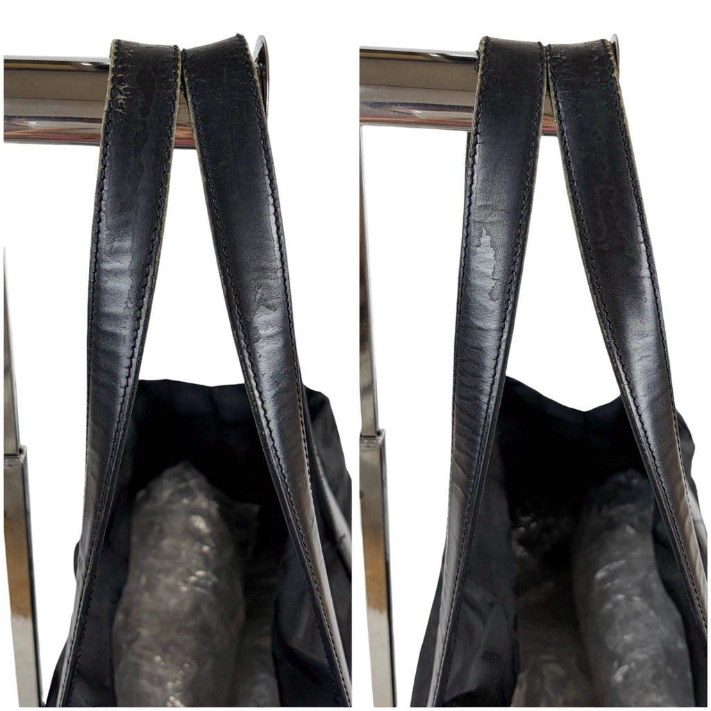 Chanel New Travel Line Tote MM Black Nylon Canvas — view 7
