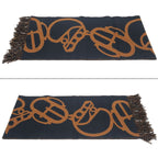 Hermes Book le Camaille Scarf Cashmere Black Brown — view 3