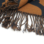 Hermes Book le Camaille Scarf Cashmere Black Brown — view 5