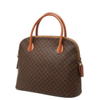 Celine Macadam 2-Way Shoulder Bag Brown Leather