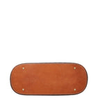 Celine Macadam 2-Way Shoulder Bag Brown Leather