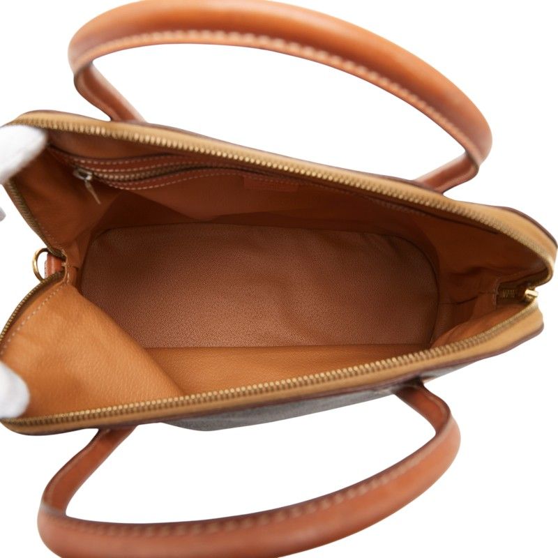Celine Macadam 2-Way Shoulder Bag Brown Leather