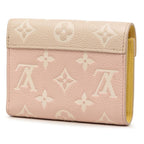 Louis Vuitton Monogram Empreinte Portefeuille Victorine Bifold Wallet Rose