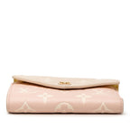 Louis Vuitton Monogram Empreinte Portefeuille Victorine Bifold Wallet Rose