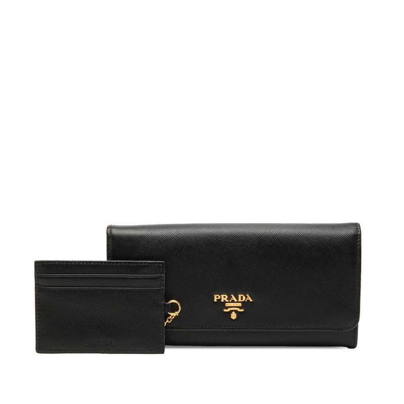Prada Bifold Wallet Nero Black Saffiano Leather