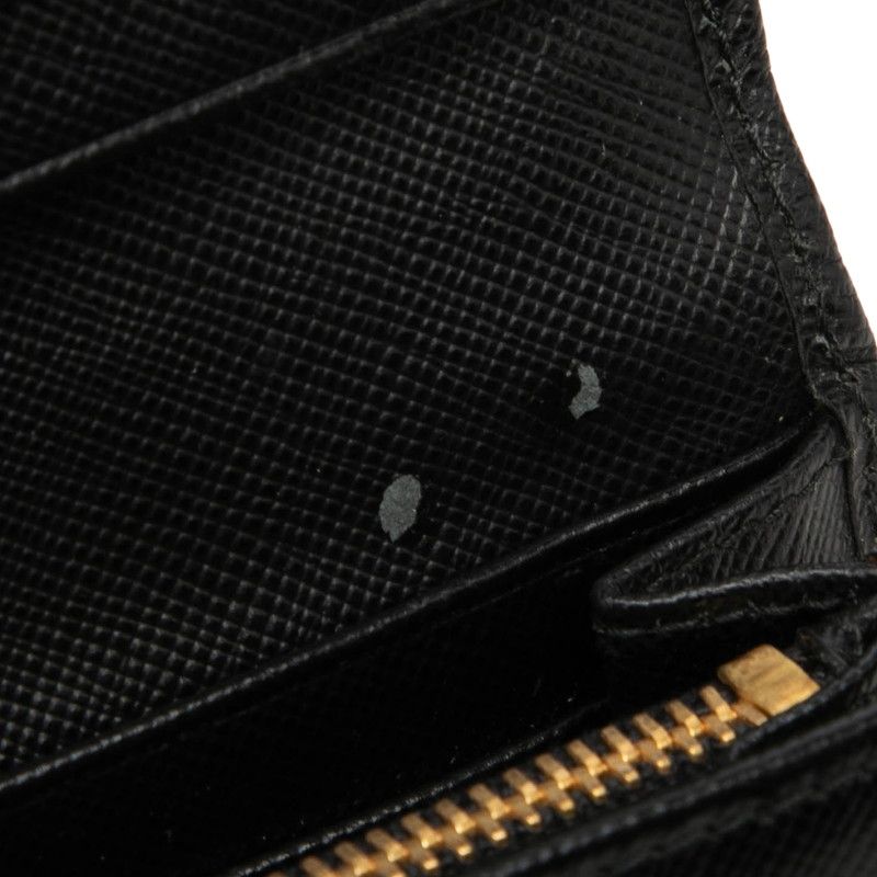 Prada Bifold Wallet Nero Black Saffiano Leather