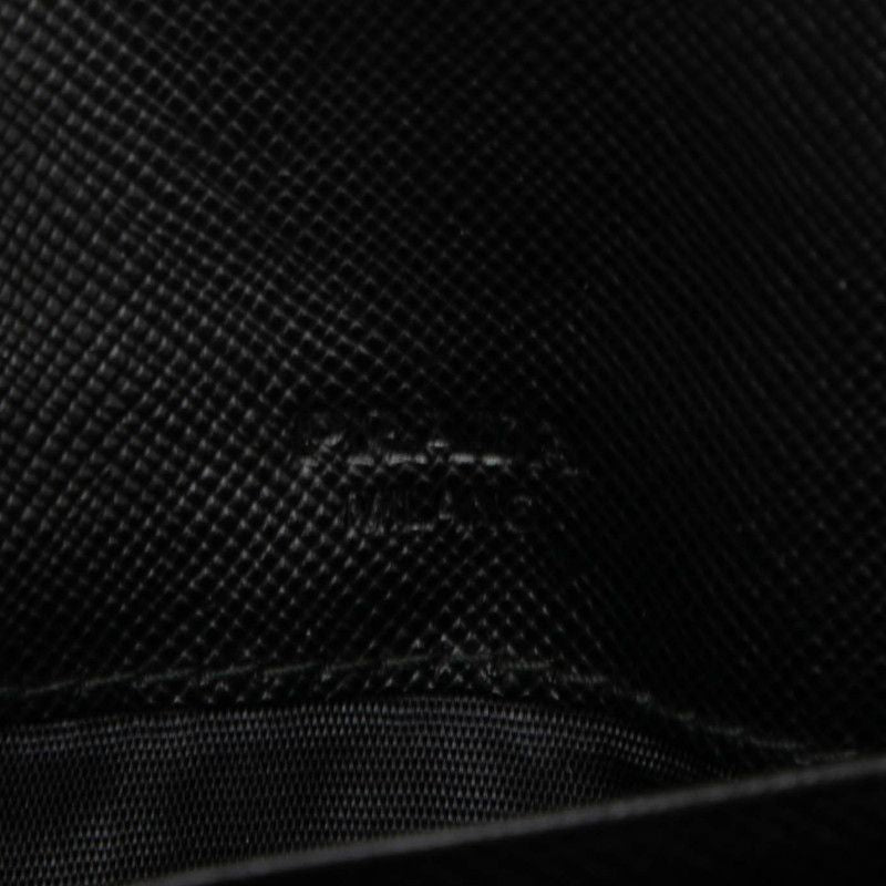 Prada Bifold Wallet Nero Black Saffiano Leather