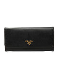 Prada Bifold Wallet Nero Black Saffiano Leather