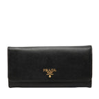 Prada Bifold Wallet Nero Black Saffiano Leather