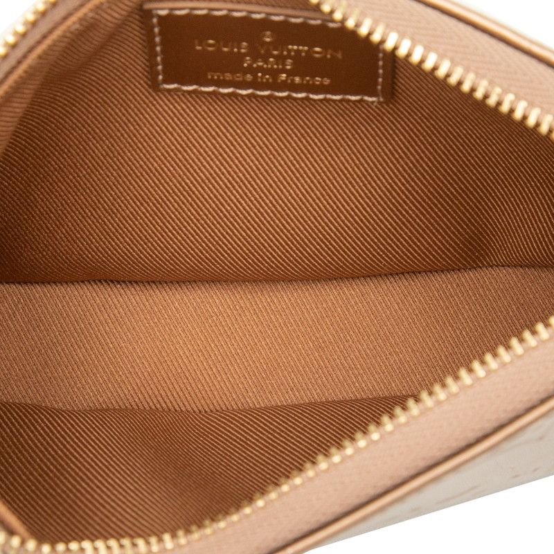 Louis Vuitton Monogram Vernis Mini Pochette Chain Clutch Pouch Rose Gold Patent