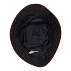 Prada Bucket Hat M Black Red Nylon Patent — view 5