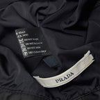 Prada Bucket Hat M Black Red Nylon Patent — view 7
