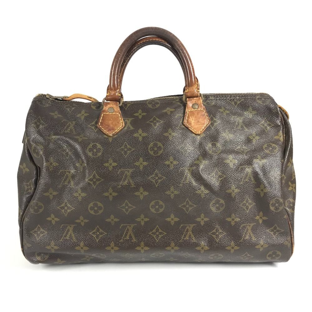 Louis Vuitton Handbag Speedy 35 Monogram Canvas Brown — view 4