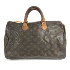 Louis Vuitton Handbag Speedy 35 Monogram Canvas Brown — view 4