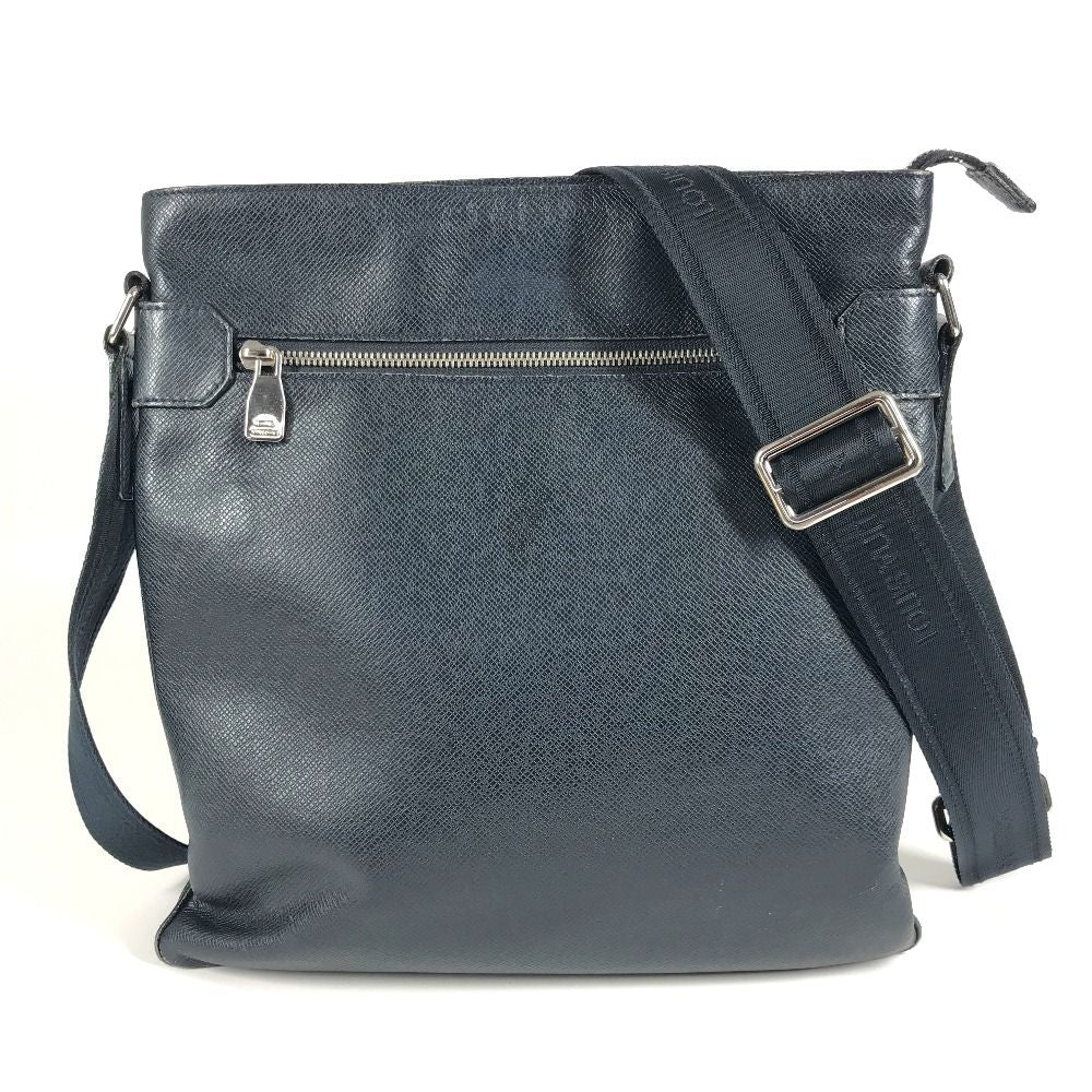 Louis Vuitton Shoulder Bag Sasha Taiga Leather Boreal Navy