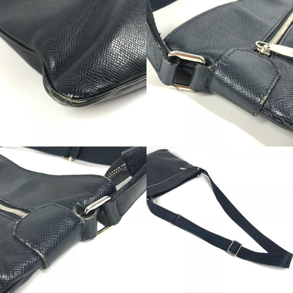 Louis Vuitton Shoulder Bag Sasha Taiga Leather Boreal Navy — view 7