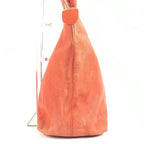 Chanel Shoulder Bag CC Logo Caviar Leather Orange — view 3