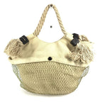 Chanel Handbag CC Logo Jumbo Canvas Beige — view 2