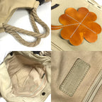 Chanel Handbag CC Logo Jumbo Canvas Beige — view 8