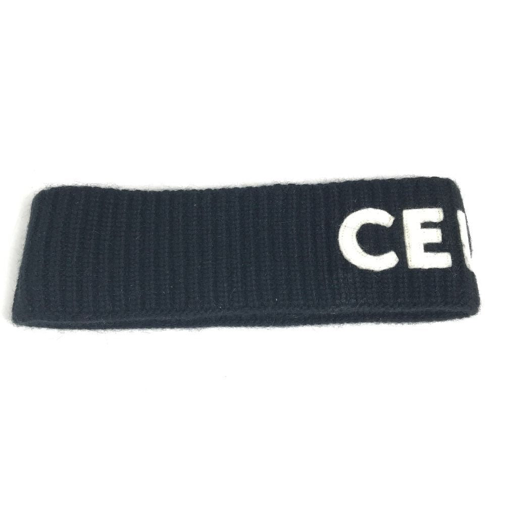 Celine Headband Logo Wool Black — view 3