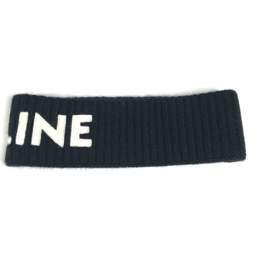 Celine Headband Logo Wool Black — view 4