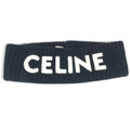 Celine Headband Logo Wool Black