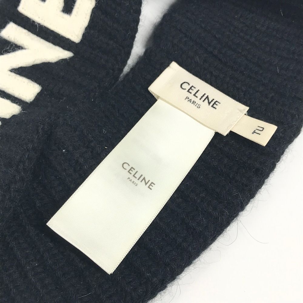 Celine Headband Logo Wool Black — view 6