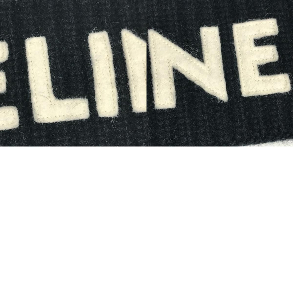 Celine Headband Logo Wool Black — view 9