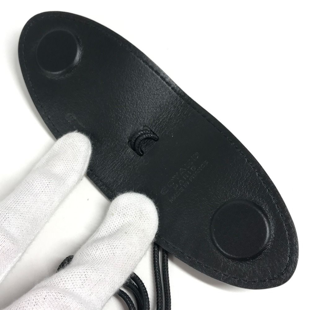 Goyard Bag Charm Black Universal Clip Leather — view 3