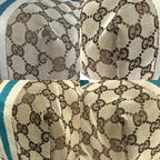 Gucci Shoulder Bag Line GG Logo Canvas Leather Beige — view 7