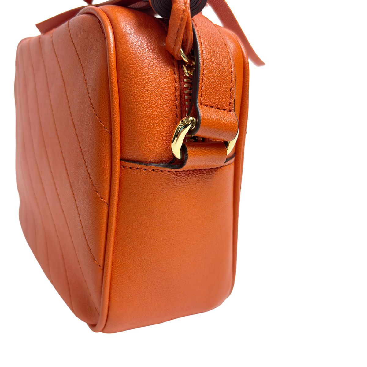 Gucci Shoulder Bag Orange Tassel Interlocking Blanc Crossbody Gold Built in Chip — view 6