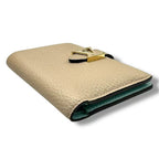 Louis Vuitton Wallet Foldin Logo Leather Beige — view 5