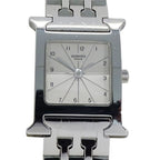 Hermes Watch Quartz Stainless Steel Silver Ivory Polished — view 2