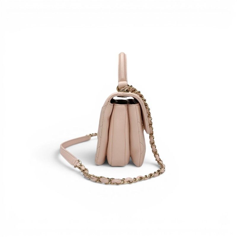 Chanel Trendy CC Shoulder Bag Pink Gold CC Logo Turnlock — view 2