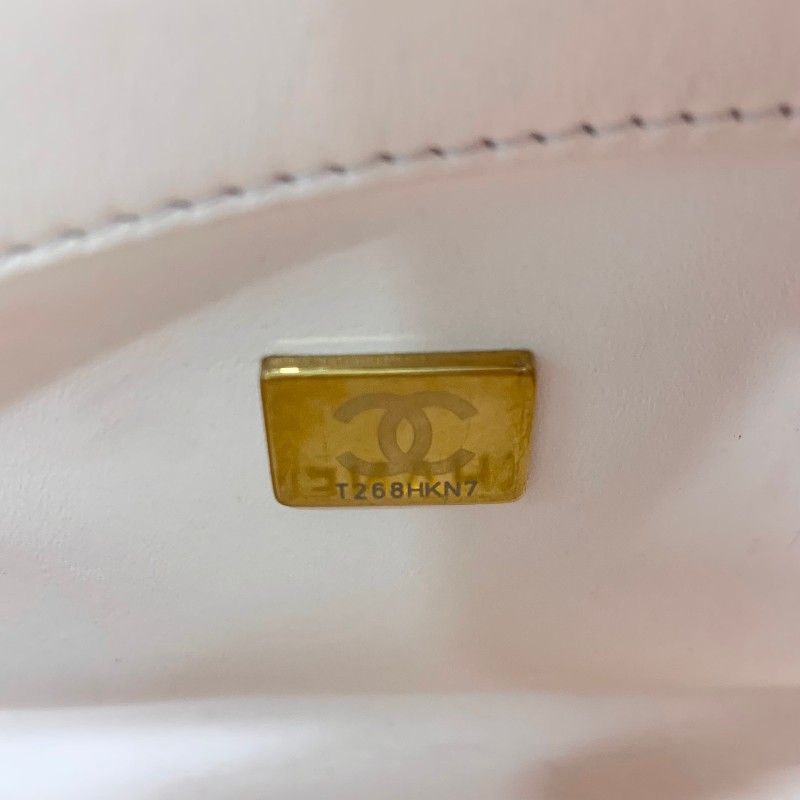 Chanel Trendy CC Shoulder Bag Pink Gold CC Logo Turnlock — view 8