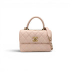 Chanel Trendy CC Shoulder Bag Pink Gold CC Logo Turnlock