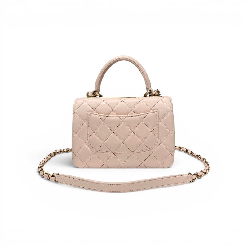 Chanel Trendy CC Shoulder Bag Pink Gold CC Logo Turnlock — view 3