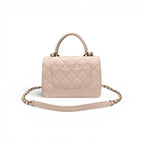 Chanel Trendy CC Shoulder Bag Pink Gold CC Logo Turnlock — view 3