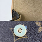 Louis Vuitton Waist Bag Monogram Pochette Florentine Pouch Brown Gold — view 7