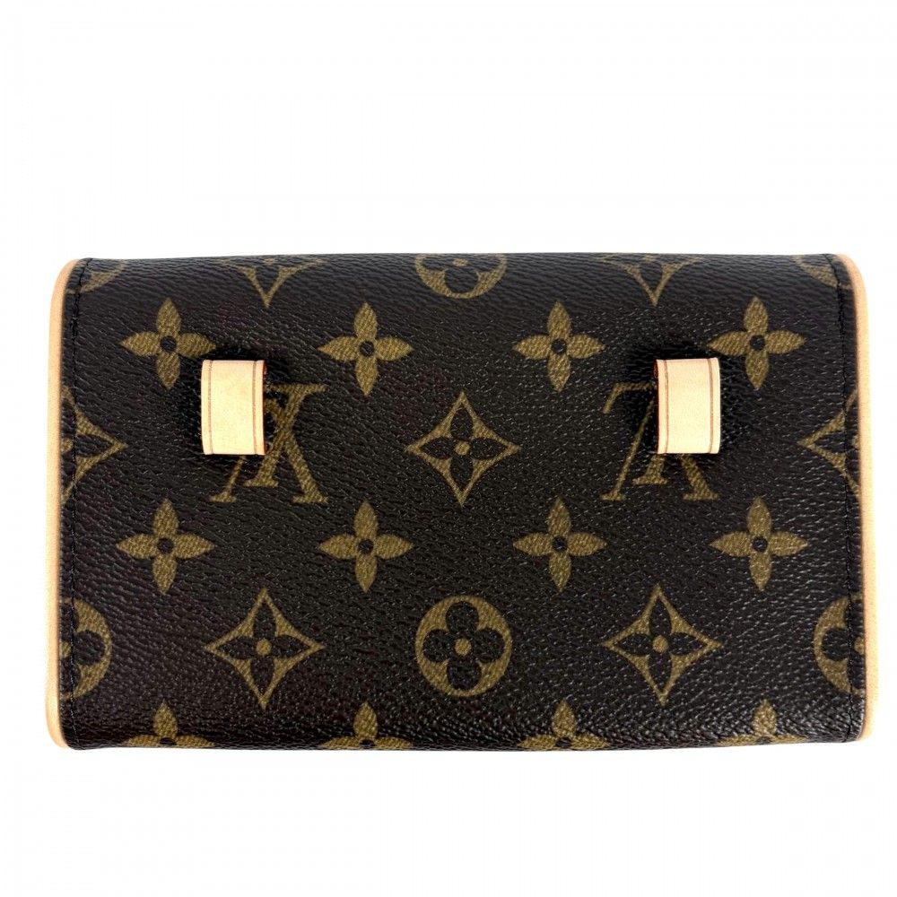 Louis Vuitton Waist Bag Monogram Pochette Florentine Pouch Brown Gold — view 2