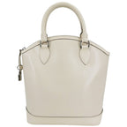 Louis Vuitton Tote Lockit PM Handbag Epi Leather Ivory Silver — view 2