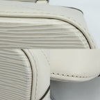 Louis Vuitton Tote Lockit PM Handbag Epi Leather Ivory Silver — view 6