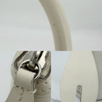 Louis Vuitton Tote Lockit PM Handbag Epi Leather Ivory Silver — view 8