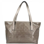 Gucci Handbag GG Supreme Tote Leather Metallic Pink Silver — view 2