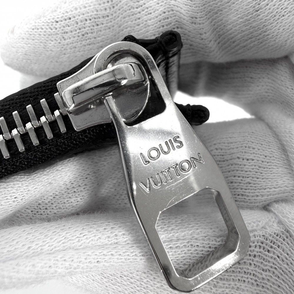 Louis Vuitton Clutch Damier Graphite Pochette Jour GM Second Black Silver — view 7