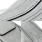 Gucci Handbag Small Web Pop Hobo GG Plus Leather Silver — view 8
